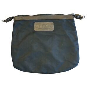 🇨🇦 RUDSAK Black Nylon Messenger bag with Brown Trim